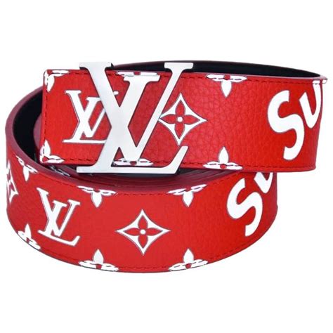 louis vuitton supreme belt for sale|louis vuitton supreme belt real.